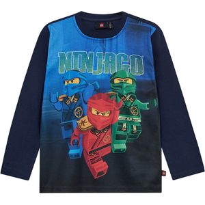 LEGO® Wear Ninjago Blouse - LwtAffy - Blauw - LEGO® Wear - 4 jaar (104) - Shirts