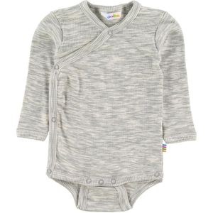 Joha Wikkelromper l/s - Grijs Gevlekt - Joha - 50 - Romper L/S