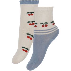 Konges Sløjd Sokken - 2-pack - Cherry Mix - Konges Sløjd - 17/18 - Sokken