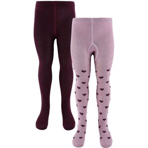 Creamie Panty's - 2-pack - Houtroos - Creamie - 104/110 - Panty's