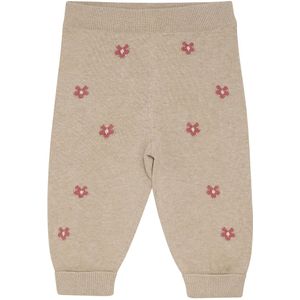 Minymo Broek Breien - Beige Melange - Minymo - 62 - Broeken - Katoen