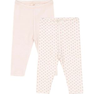 Fanga Fontana Broek - Modaal - Bello - 2-pack - Punto Roze - Fanga Fontana - 0-1 mnd - Broeken - Katoen