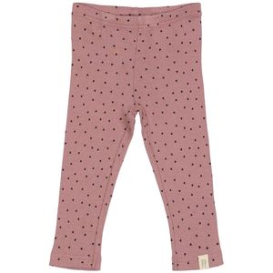 Petit Piao Leggings - Rib - Modaal - Nostalgische Rose/Koffieboo - Petit Piao - 56 - Leggings