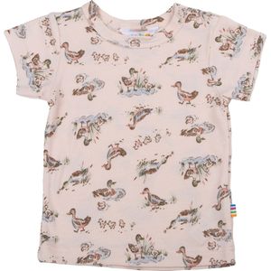 Joha T-Shirt - Viscose/Bamboe - Roze m. Eenden - Joha - 60 - T-Shirts