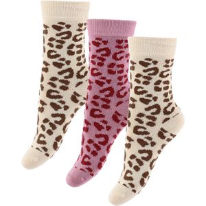 Minipop Sokken - Bamboe - 3-pack - Leo Mix - MiniPop - 19/22 - Sokken