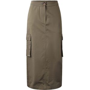 Hound Rok - Lange cargorok - Army Green - Hound - 10 jaar (140) - Rok