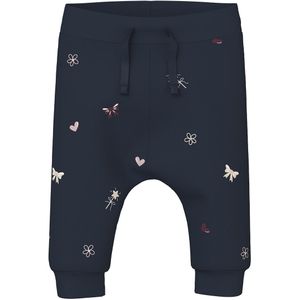 Name It Broek - NbfVandora - Navy Blazer/Bloemen Eend Hearts - Name It - 56 - Broeken - Katoen