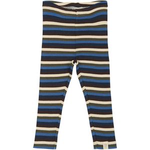 Petit Piao Leggings - Rib - Modaal - Waar Navy/Multi Stripe - Petit Piao - 68 - Leggings