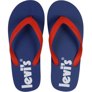 Levis Slippers - South Beach 2.0 - Rood/Navy - Levis - 37 - Slippers