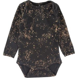 Soft Gallery Romper l/s - Bob - Mini Splash - Jet Black - Soft Gallery - 68 - Romper L/S