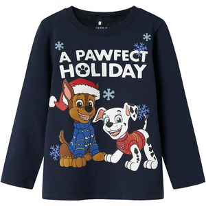 Paw Patrol - Kerst Top - Jersey - Lange Mouwen - Regular Fit
