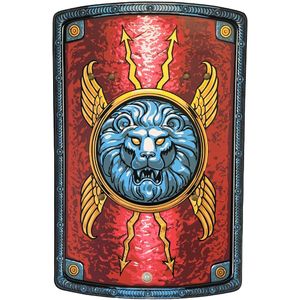 Liontouch Kostuum - Roman Schild - Rood - Liontouch - OneSize - Kostuum