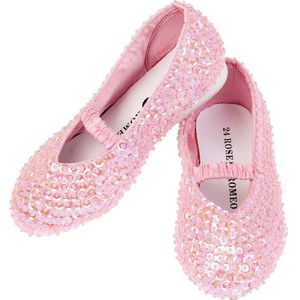 Souza Kostuum - Ballerina m. Pailletten - Lily - Roze - Souza - 32 - Kostuum