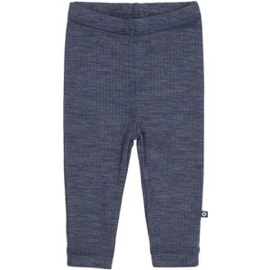 Smallstuff Leggings - Wol - Rib - Denim Gemeleerd - Smallstuff - 56 - Leggings - Wol