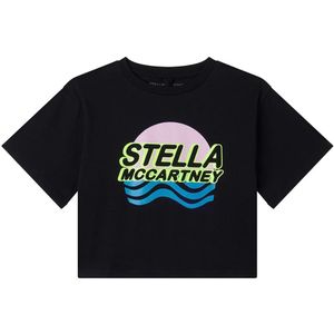 Stella McCartney Kids T-Shirt - Zwart m. Print - Stella McCartney Kids - 6 jaar (116) - T-Shirts