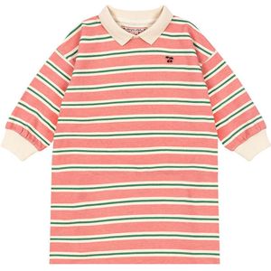 Konges Sløjd Sweatjurk - Vlekkerig - Blush Gebonden Stripe - Konges Sløjd - 2 jaar (92) - Jurk