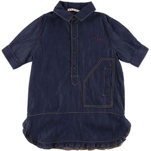 Marni Spijkerjurk - Navy - Marni - 10 jaar (140) - Jurk