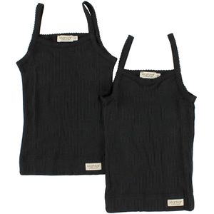 MarMar Onderhemd - 2-pack - Zwart - MarMar - 2 jaar (92) - Onderhemd