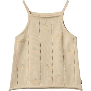 Wheat Top - Gebreid - Nellie - Zandschelp - Wheat - 5 jaar (110) - Tanktop