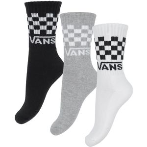 Sportsokken - Zwart/Wit - 3 Paar - 65% Katoen, 25% Polyester