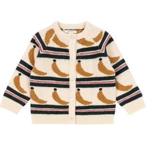Konges Sløjd Cardigan - Wol/Polyamide - Billi - Banana - Konges Sløjd - 1½ jaar (86) - Cardigan