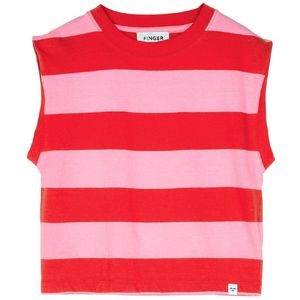 Finger In The Nose T-Shirt - Hana - Watermeloen strepen - Finger in The Nose - 10-11 jaar (140-146) - T-Shirts