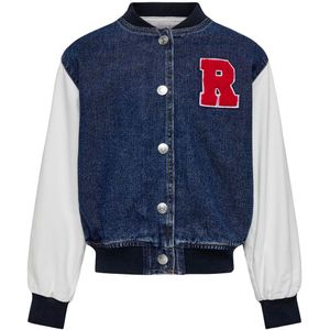 Kids Only Bomber Jack - KogBowie - Medium+ Blue Denim - Kids Only - 8 jaar (128) - Zomerjas