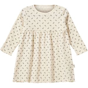 Sofie Schnoor Jurk - Zicht - Antique White m. Print/Pointelle - Sofie Schnoor - 74 - Jurk