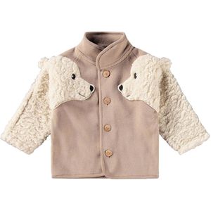 Molo Fleece Jas - Uli - Mocha - Molo - 68 - Fleece Jassen