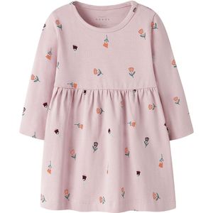 Name It Jurk - NbfVandora - Gepolijst Lilac/Bloemen - Name It - 56 - Jurk