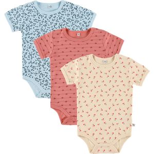 Pippi Romper - 1 st. - Assorti - K/Æ - Meisje/Gekleurd m. Patroo - Pippi Baby - 62 - Romper S/S