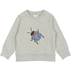 Petit Piao Sweatshirt - Lichtgrijs Gevlekt - Petit Piao - 1 jaar (80) - Sweatshirt