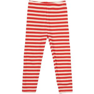 The New Siblings Leggings - Rib - TnstFro - Poppy Rood Striped - The New - 5 jaar (110) - Leggings