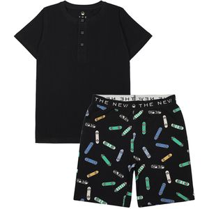The New Pyjama set - T-Shirt/Shorts - Black Beauty - The New - 3-4 jaar (98-104) - Pyjama - Tweedelig