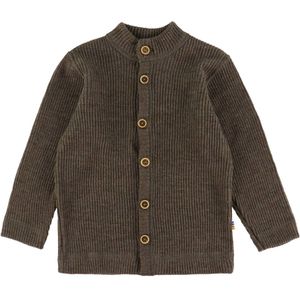 Joha Cardigan - Gebreid - Wol - Bruin Gevlekt - Joha - 60 - Cardigan