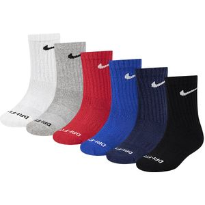Nike Sokken - Gedempt - Dri-Fit - 6-pack - Multi - Nike - 23,5/27 - Sokken