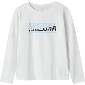 Name It Blouse - NkmVux - Bright White/Arizona - Name It - 7-8 jaar (122-128) - Shirts