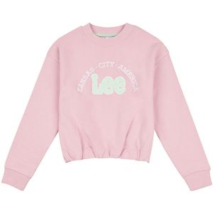 Lee Sweatshirt - Kansas Grafisch - Roze Nectar - Lee - 15-16 jaar (170-176) - Sweatshirt