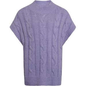 Grunt Vest - Gebreid - Brie - Purple - Grunt - 12 jaar (152) - Vest