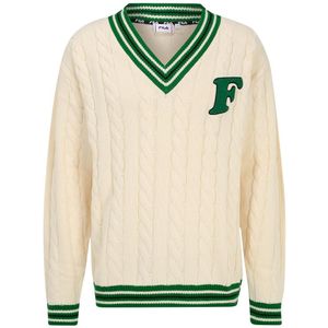 Fila Blouse - Gebreid - Taubate - Witkapgrijs - Fila - S - Small - Shirts