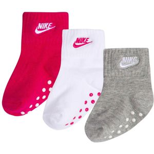 Nike Sokken - 3-pack - Spoed Roze/Wit/Grijs Gevlekt - Nike - 16/17 - Sokken