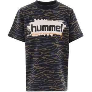 Hummel T-Shirt - hmlEmre - Zwart - Hummel - 4 jaar (104) - T-Shirts