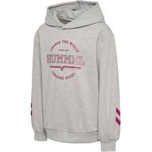 Hummel Hoodie - hmlElena - Light Grey Melange - Hummel - 4 jaar (104) - Hoodie