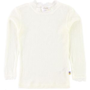 Joha Blouse - Wol/Zijde - Gebroken wit m. Patroon - Joha - 90 - Shirts