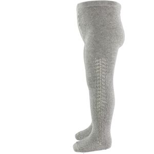 Condor Panty's m. Pointelle - Grijs Gevlekt - Condor - 7-8 jaar (122-128) - Panty's