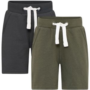 Minymo Sweatshorts - 2-pack - Kever - Minymo - 4 jaar (104) - Shorts