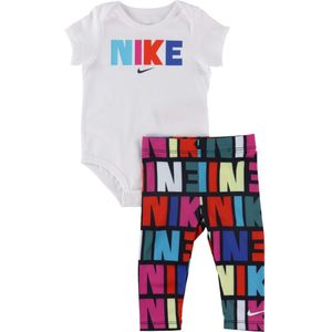 Nike Lichaamsset - Leggings/Romper s/s - Obsidiaan - Nike - 3 mnd - Romper S/S