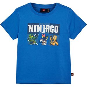 LEGO® Ninjago T-Shirt - LWTano - Midden Blue - LEGO® Wear - 4 jaar (104) - T-Shirts
