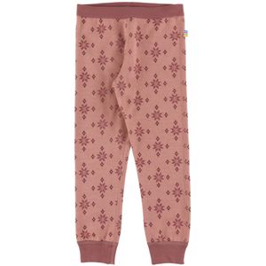 Joha Leggings - Wol/Katoen - Rose m. Sneeuwvlokken - Joha - 90 - Leggings - Wol