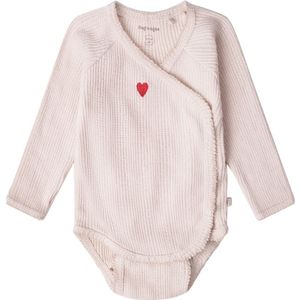That's Mine Wikkelromper l/s - Rib - Zijde - Perfect Pale - Thats Mine - 50 - Romper L/S
